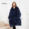 Hooded Fleece Pajamas Thickened Pullover Sleepwear