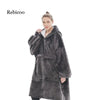 Hooded Fleece Pajamas Thickened Pullover Sleepwear
