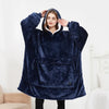 Hooded Fleece Pajamas Thickened Pullover Sleepwear